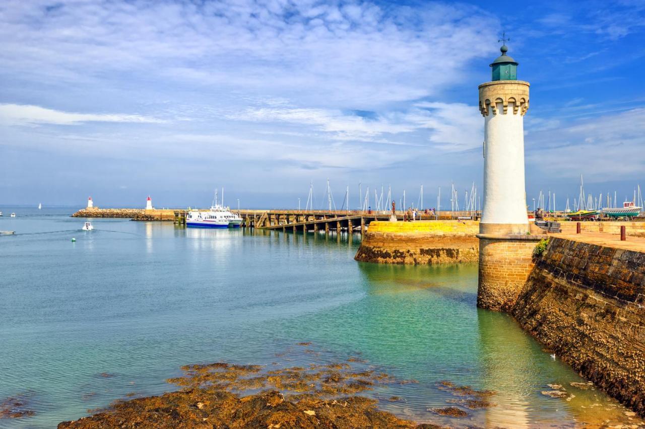 Le Phare Ouest - 80 M De La Mer - Vue Ocean Sur Le Balcon - Entierement Renove - Internet Haut Debit - Nouveau Ploemeur Exterior foto